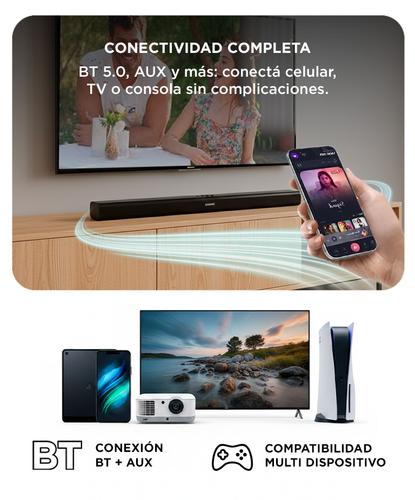 Barra de Sonido Gadnic Bluetooth Para Casa Escritorio Inalámbrico - 3