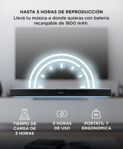 Barra de Sonido Gadnic Bluetooth Para Casa Escritorio Inalámbrico - 4