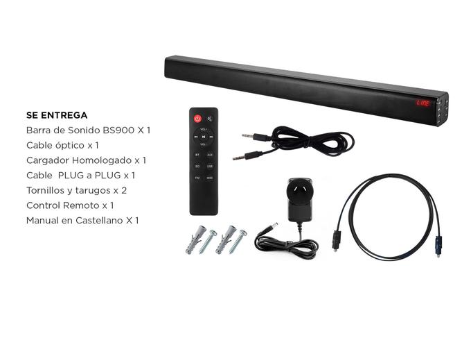 Barra de Sonido Gadnic BS900 Bluetooth Aux USB Radio FM 70w  - 5
