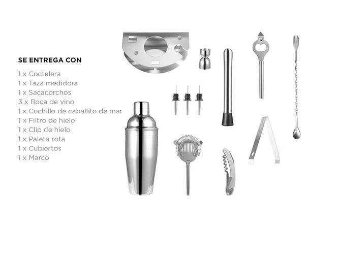 Set Barman Gadnic Coctelera 12 Piezas - 6