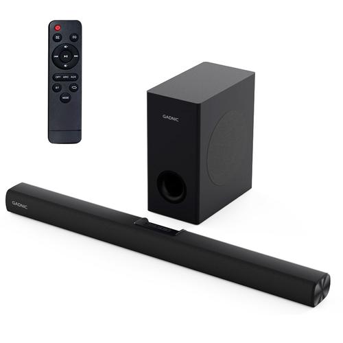 Barra de Sonido Gadnic Nova 120 21 Canales Subwoofer 65” Conexión Inalámbrica 120W  - 0