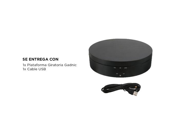 Plataforma Giratoria Gadnic De Fotografia Exposición 360° - 5