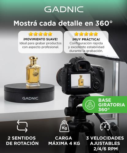 Plataforma Giratoria Gadnic De Fotografia Exposición 360° - 1