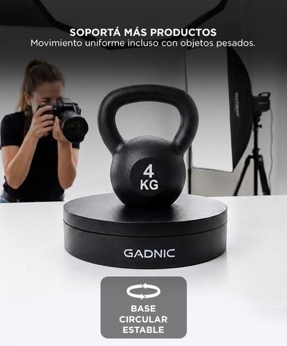 Plataforma Giratoria Gadnic De Fotografia Exposición 360° - 3