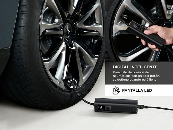 Compresor de Aire Portatil Inflador Baseus Super Pump Mini 150psi Digital  - 2