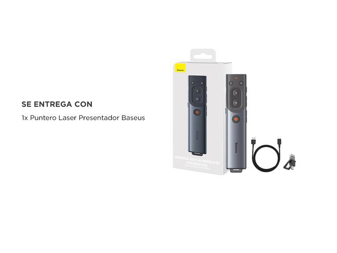  Presentador Inalambrico Baseus Con Puntero Laser Verde - 4