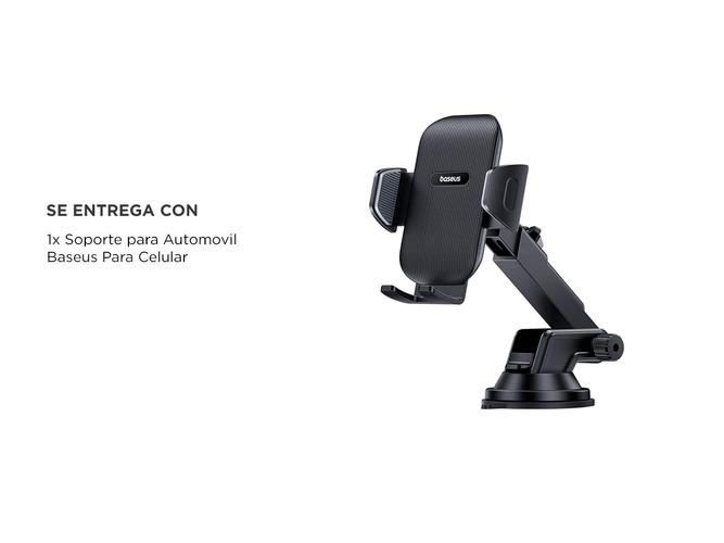  Soporte para Teléfono con Abrazadera Baseus Para Automovil Adhesivo - 4