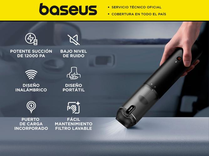 Aspiradora Para Auto Inalámbrica Baseus 30W Recargable  - 1