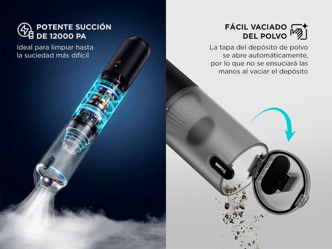 Aspiradora Para Auto Inalámbrica Baseus 30W Recargable  - 2
