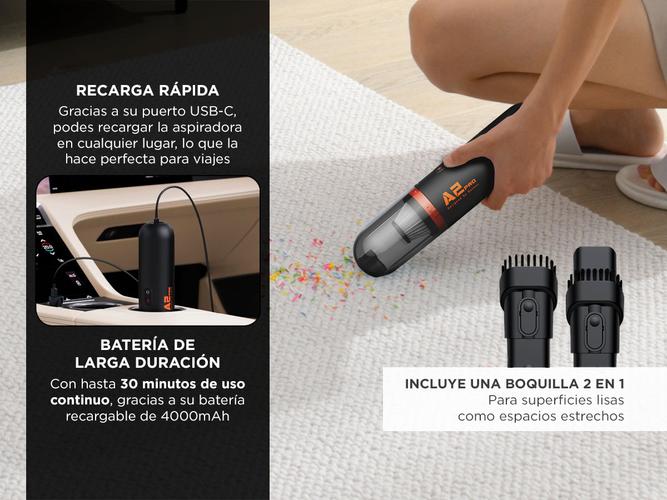 Aspiradora Para Auto Baseus Inalámbrica A2 Pro  - 3