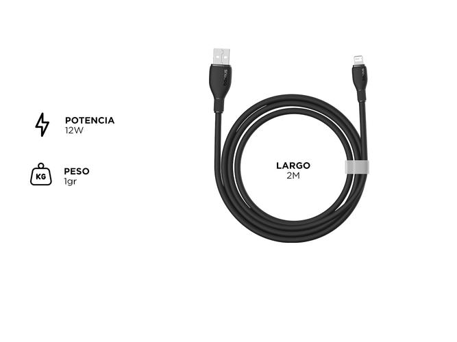 Cable Cargador Pudding Series 20w Baseus USB-A a Lighting 2m  - 5