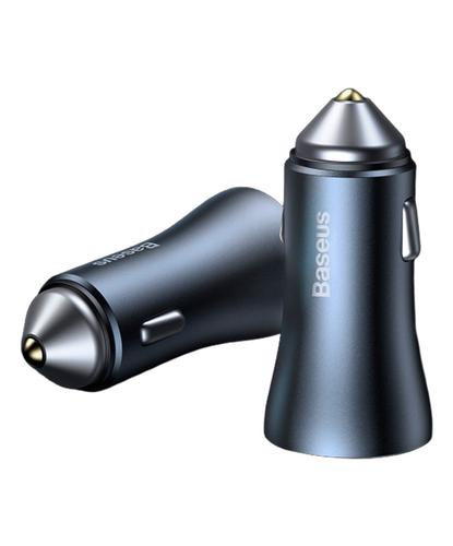 Cargador de Auto Baseus Golden Contactor Pro Dual USB-C 40W Chip Protección  - 6