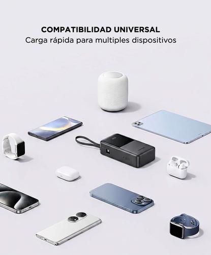  Power Bank Baseus EnerFill FC51 Bipow 2 Pro 30000mAh 225W Con Cable USB C Integrado Display Digital 3 Salidas - 5