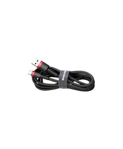 Cable USB A A Tipo C Baseus 1 Metro Carga Rapida 3A Transferencia Datos 480 Mbps Nylon Reforzado - 4