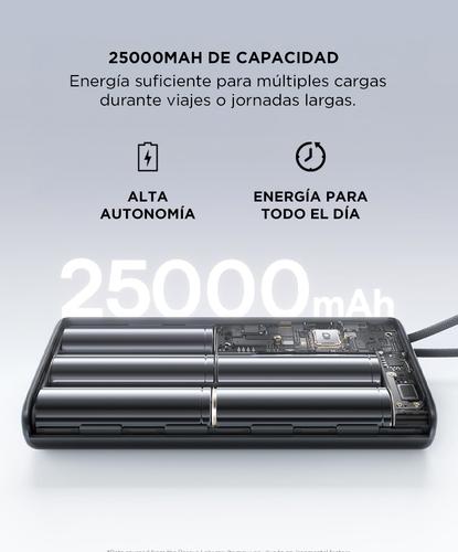 Power Bank Baseus Cargador Portátil EnerFill 25000mAh 145W Notebook - 3