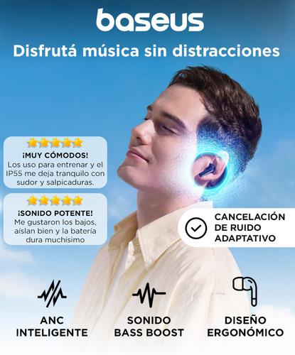 Auriculares Baseus BP1 Pro In-Ear Bass Boost Cancelación De Ruido - 1