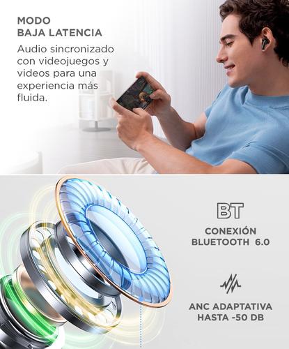 Auriculares Baseus BP1 Pro In-Ear Bass Boost Cancelación De Ruido - 3