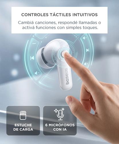 Auriculares Baseus BP1 Pro In-Ear Bass Boost Cancelación De Ruido - 4