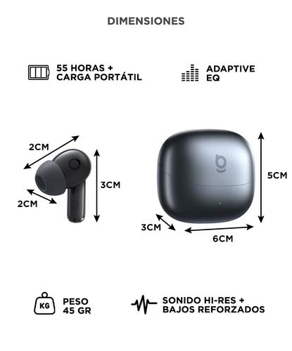Auriculares Baseus BP1 Pro In-Ear Bass Boost Cancelación De Ruido - 5