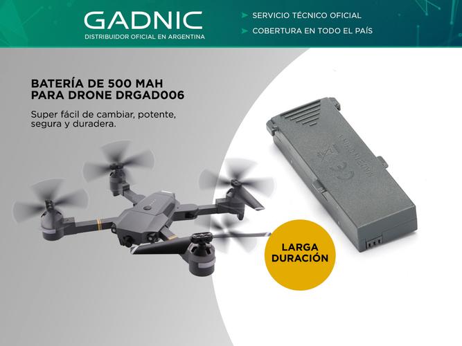 Baterías de Repuesto Para Drone Profesional DRGAD006 500mAh - 1