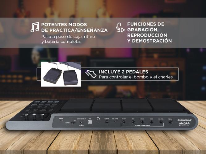 Bateria Electrica Octapad Carlsbro Okto A Bluetooth Midi - 4