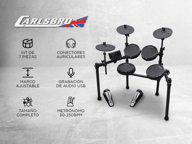Batería electrónica Carlsbro Mesh CSD25M Completa Usado - 1
