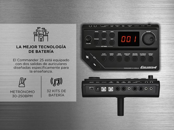 Batería electrónica Carlsbro Mesh CSD25M Completa Usado - 3