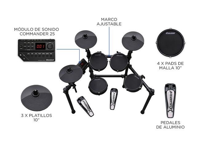 Batería electrónica Carlsbro Mesh CSD25M Completa - 4