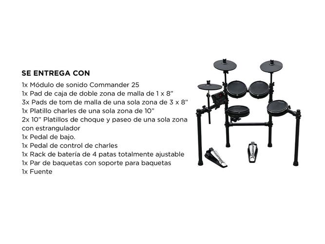 Batería electrónica Carlsbro Mesh CSD25M Completa - 5