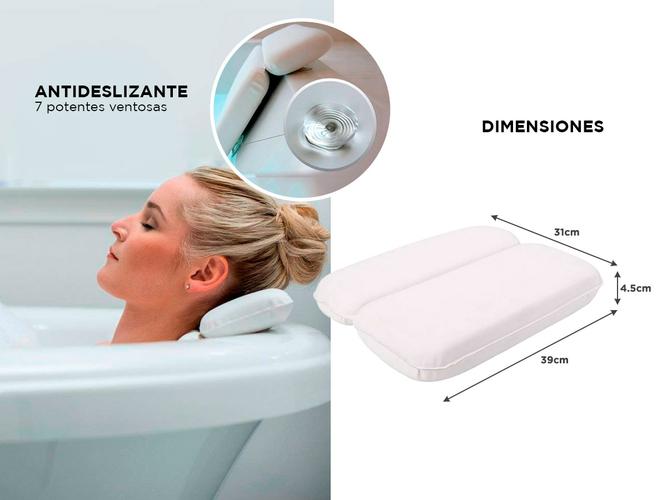 Almohada de Baño Gadnic Para Bañera Hidromasaje Antideslizante  - 3