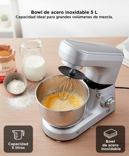 Batidora Planetaria Cuk By Gadnic B52 1200w Bowl Acero Inoxidable 5Lts 6 Velocidades - 4
