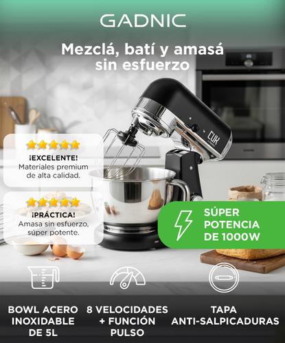 Batidora Planetaria Cuk By Gadnic B3050 1000w Bowl Acero Inoxidable 5lt 8 Velocidades - 1