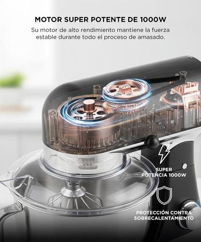 Batidora Planetaria Cuk By Gadnic B3050 1000w Bowl Acero Inoxidable 5lt 8 Velocidades - 2