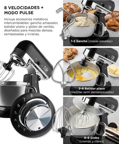 Batidora Planetaria Cuk By Gadnic B3050 1000w Bowl Acero Inoxidable 5lt 8 Velocidades - 3