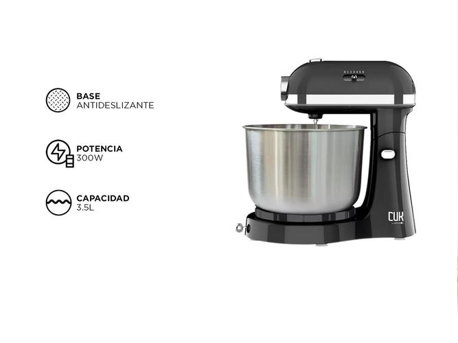 Batidora Planetaria de Pie Gadnic 300w 3.5 L 6 Velocidades - 5