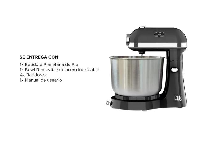 Batidora Planetaria de Pie Gadnic 300w 35 L 6 Velocidades - 6