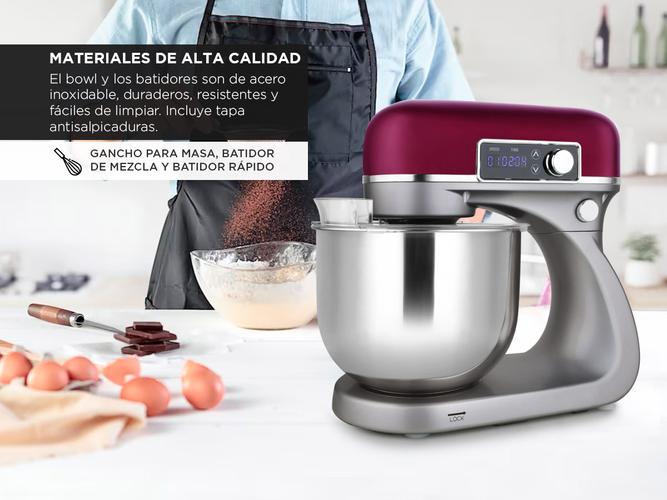 Batidora Planetaria Gadnic Cuerpo de Aluminio con Accesorios - 3