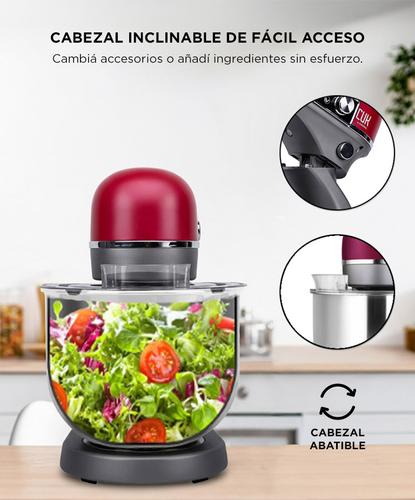 Batidora Planetaria Gadnic Cuerpo de Aluminio con Accesorios - 4