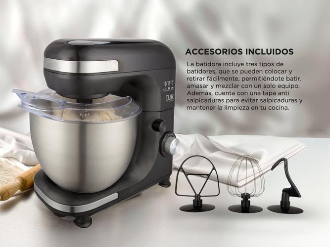 Batidora Planetaria Gadnic 7 Velocidades y Accesorios  - 2