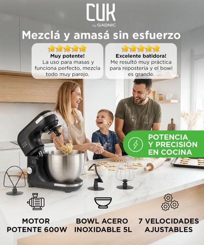 Batidora Planetaria Gadnic 7 Velocidades y Accesorios  - 1