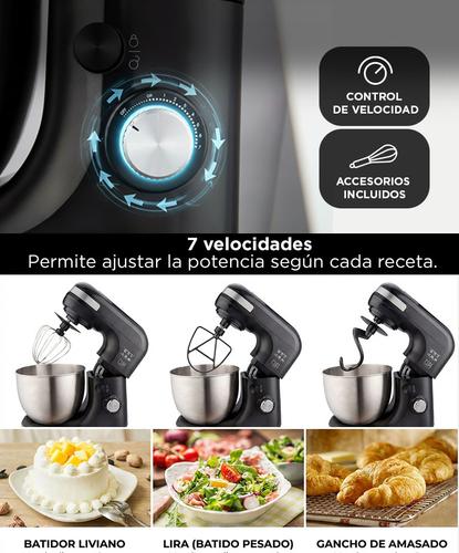 Batidora Planetaria Gadnic 7 Velocidades y Accesorios  - 3