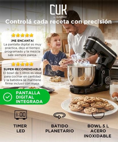 Batidora Planetaria Digital CUK By  Gadnic 5L Con Temporizador 1500W - 1