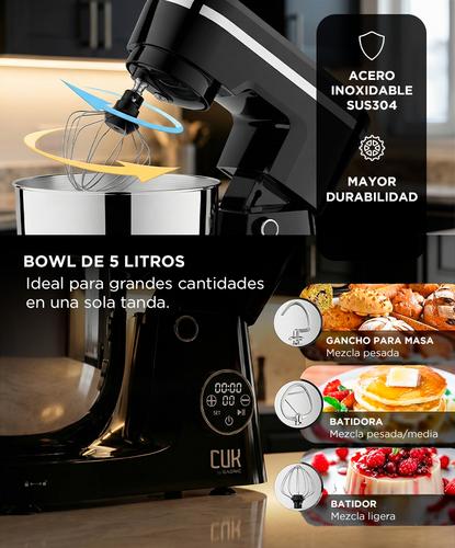Batidora Planetaria Digital CUK By  Gadnic 5L Con Temporizador 1500W - 3