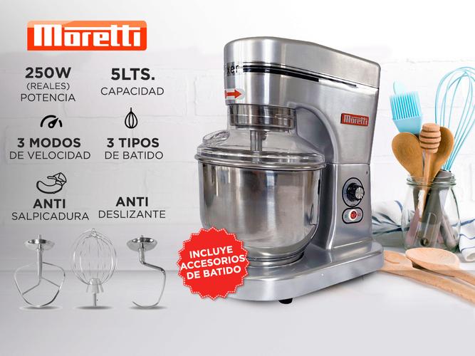 Batidora Planetaria Profesional Moretti Mixer 5 uso comercial - 1