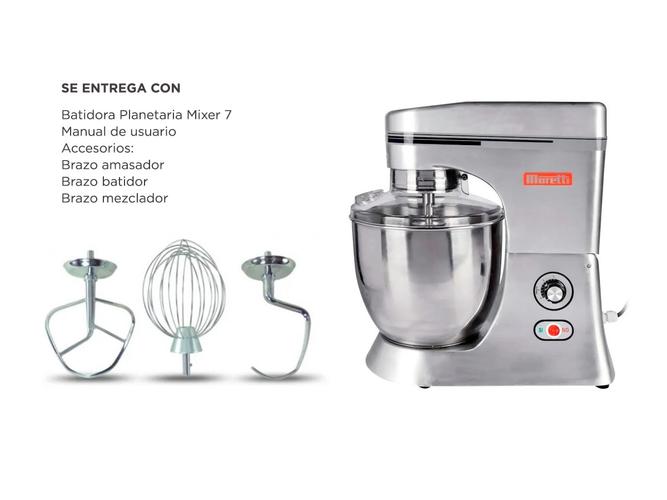 Batidora Planetaria Profesional Moretti Mixer 7 uso comercial - 5