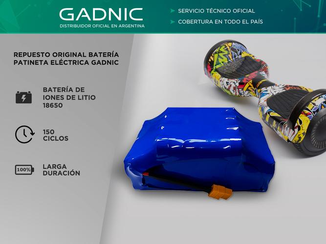 Repuesto Original Batería Patineta Eléctrica Gadnic  - 1