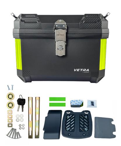 Baúl Trasero para Moto Vetra By Gadnic 45L Plástico Impermeable  con Cierre Llave  - 6