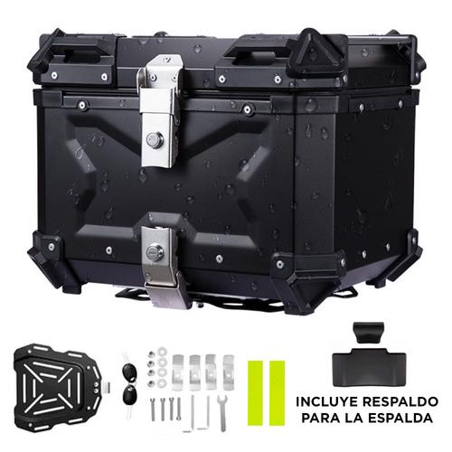 Baúl Para Motos Vetra by Gadnic 45 Litros Impermeable Con Respaldo - 0