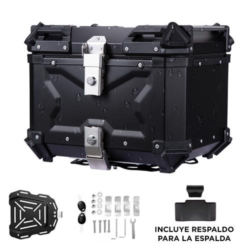 Baúl Para Motos Vetra by Gadnic 45 Litros Impermeable Con Respaldo - 0