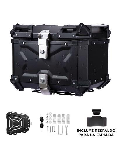 Baúl Para Motos Vetra by Gadnic 45 Litros Impermeable Con Respaldo - 6